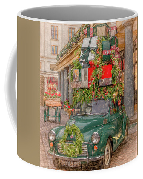 Covent Market Coffee Mug featuring the photograph Merry Christmas From London by Marcy Wielfaert
