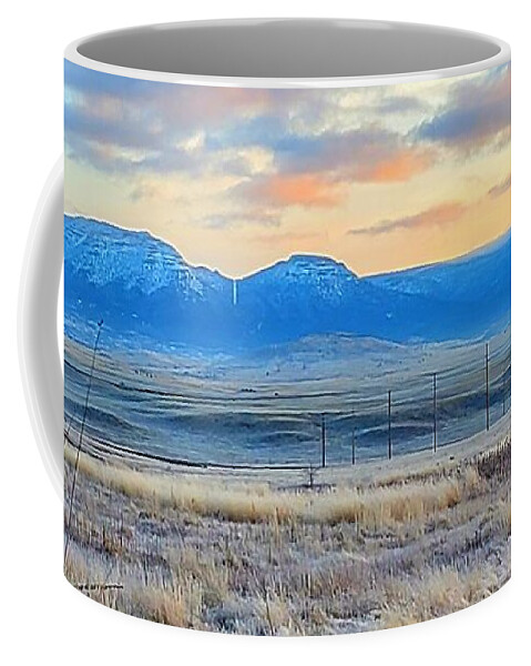 Mountain Coffee Mug featuring the photograph Mesa Sunrise by Fred Wilson