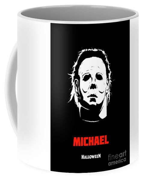 Halloween Michael Myers Mask And Drips Fashion Home Coffee Mug 