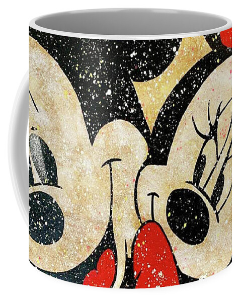 Disney 11oz Coffee Mug Big Heart Minnie, Red