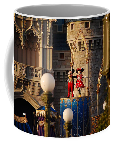 Mickey Coffee Mug featuring the photograph Mickey and Minnie by Robert Meanor