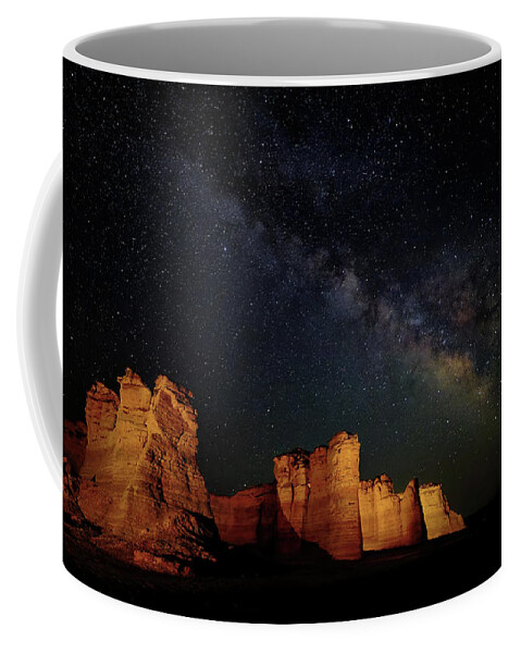 Milky Way Coffee Mug featuring the photograph Midwest Milky Way by Bob Falcone