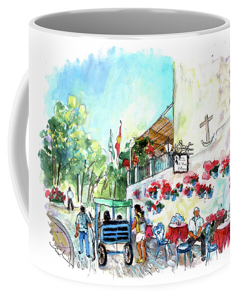 Travel Coffee Mug featuring the painting Mijas 10 by Miki De Goodaboom