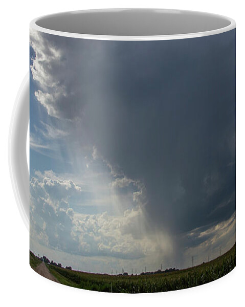 Nebraskasc Coffee Mug featuring the photograph Mild Afternoon Nebraska Thunder 003 by NebraskaSC