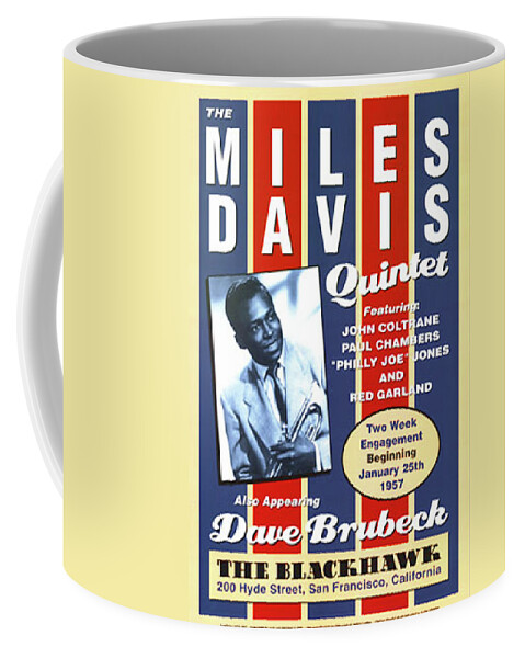 Miles Davis Coffee Mug featuring the photograph Miles Davis Quintet by Imagery-at- Work