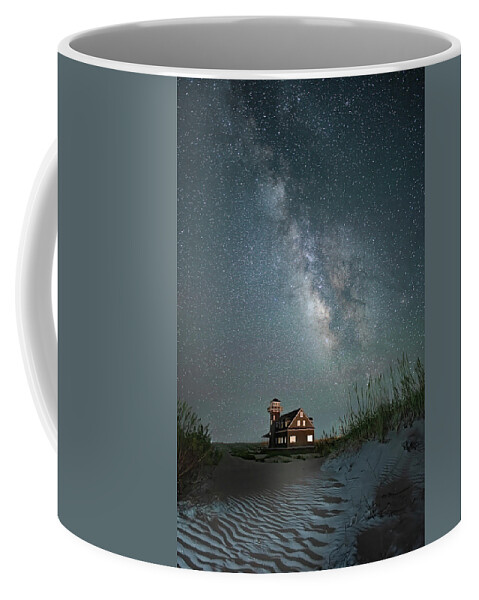  Coffee Mug featuring the photograph Milky Way over Outer Banks by Minnie Gallman