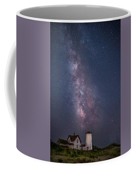 Landscape Coffee Mug featuring the photograph Milkyway over Stage Harbor Print by JBK Photo Art
