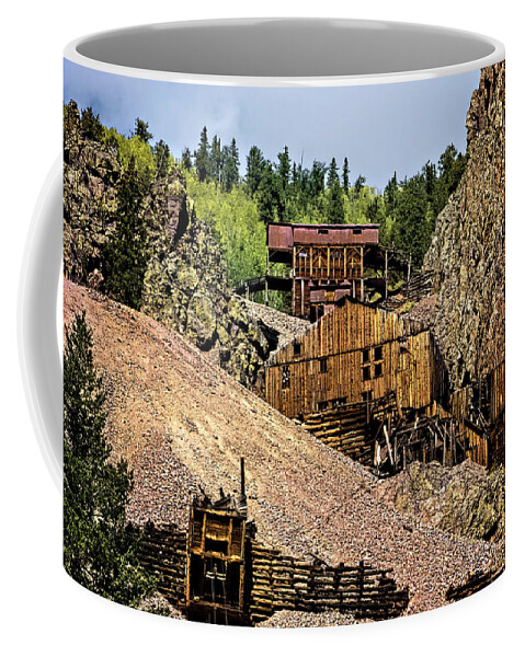 Colorado Coffee Mug featuring the photograph Mine On The Mountain by Lana Trussell