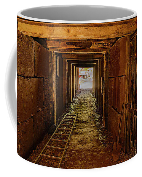  Coffee Mug featuring the photograph Mine Shaft by Al Judge