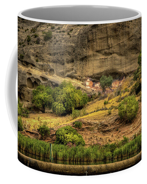 Mountain Coffee Mug featuring the photograph Miners village of the last century by Micah Offman