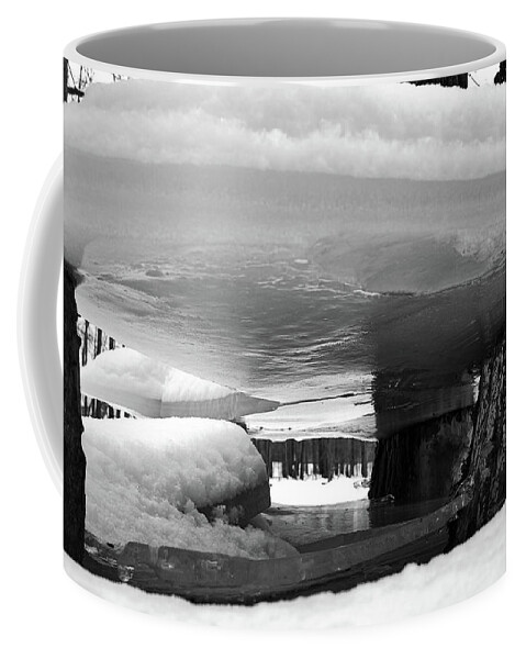 Tunnel Coffee Mug featuring the photograph Mini Ice Tunnel by Carl Marceau
