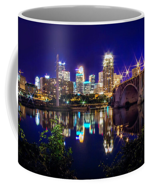  Coffee Mug featuring the photograph Minneapolis Sparkle by Nicole Engstrom