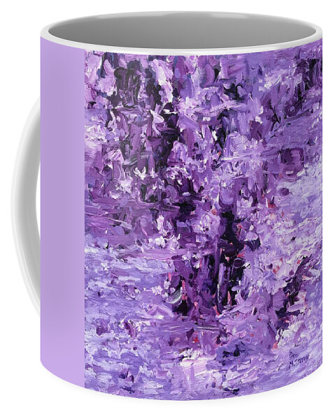 Mirage Coffee Mug featuring the painting Mirage #7 by Milly Tseng