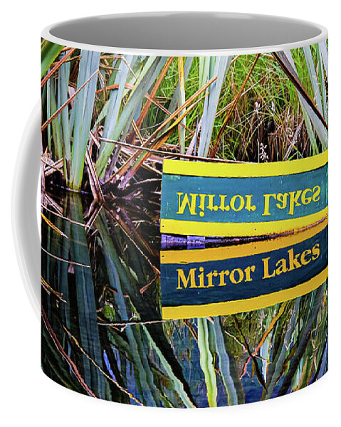 Mirror Lakes Coffee Mug featuring the photograph Mirror Lakes, New Zealand by Lyl Dil Creations