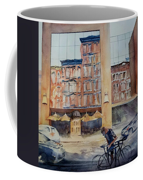 Burlington Coffee Mug featuring the painting Mirror Mirror by Amanda Amend