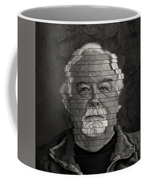 B&w Coffee Mug featuring the photograph Misaligned by Mike Schaffner