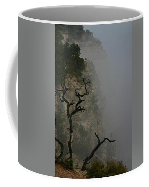 Mist Over Bright Angle Coffee Mug featuring the photograph Mist Over Bright Angel by Gene Taylor