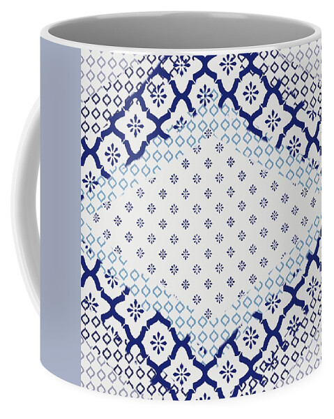 Pattern Coffee Mug featuring the digital art Mixed Patterns I by Bonnie Bruno