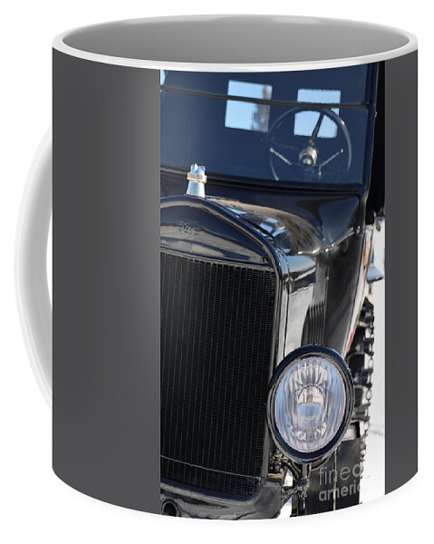 Iditarod Coffee Mug featuring the photograph Model T Tracked for Snow by Doug Gist