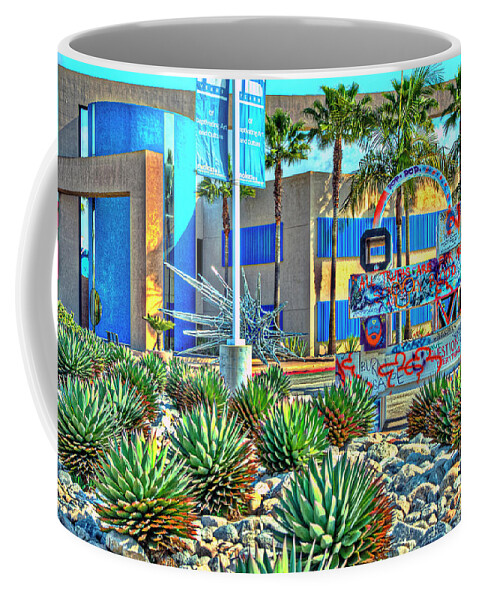 The Only Museum In The United States Dedicated To Modern And Contemporary Latin American And Expands Knowledge And Appreciation Of Modern And Contemporary Latin American Art Through Its Collection Coffee Mug featuring the photograph MoLAA Museum of Latin Art by David Zanzinger