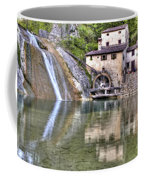 Watermill Coffee Mug featuring the photograph Molinetto della Croda - Refrontolo - Italy by Paolo Signorini