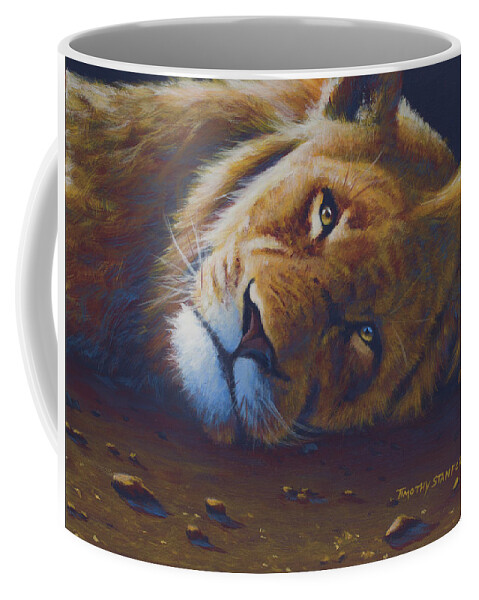 Acrylic Coffee Mug featuring the painting Monday Morning by Timothy Stanford