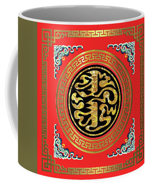 Mongol Coffee Mug featuring the painting Mongol by Tom Dashnyam Otgontugs