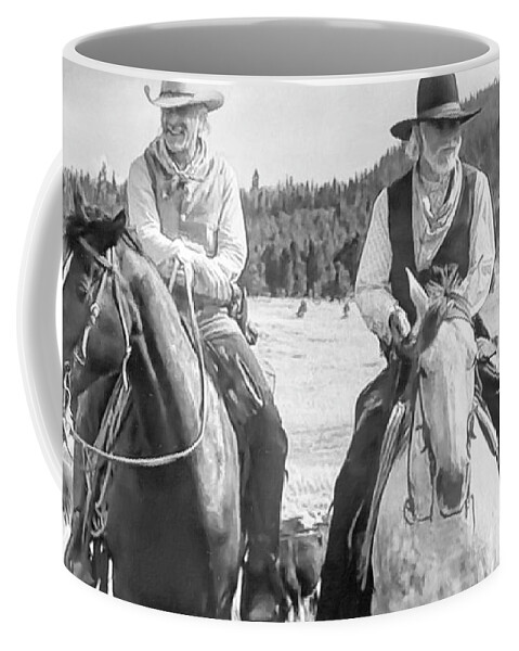 Lonesome Dove Coffee Mug featuring the photograph Montana - A Cowboys Paradise by Donna Kennedy