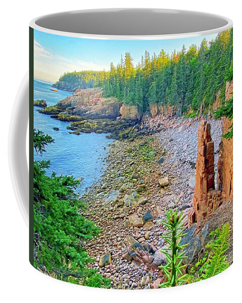 Monument Coffee Mug featuring the photograph Monument Cove by Monika Salvan