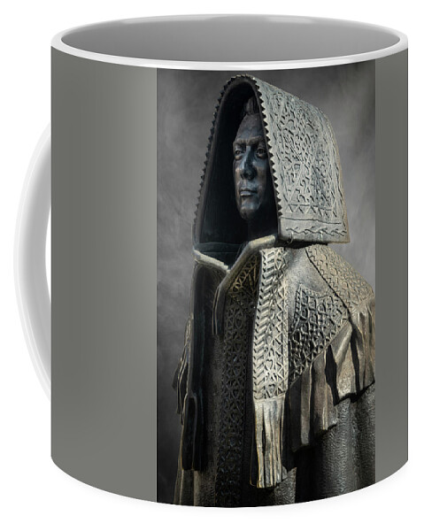 Typical Costumes Coffee Mug featuring the photograph Monument to the Mirandese Man by Micah Offman