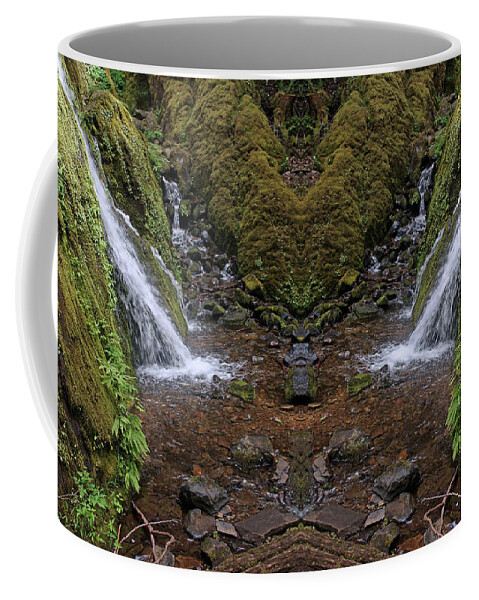 Nature Art Coffee Mug featuring the photograph Moon Falls Magic #2 by Ben Upham III
