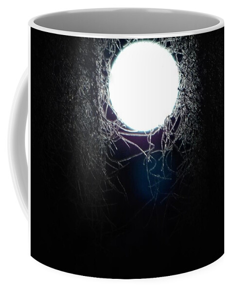Abstract Coffee Mug featuring the photograph Moon Light by Gena Herro