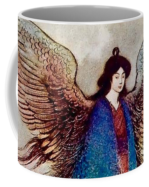  Coffee Mug featuring the digital art Moon Maiden by Patricia Keith