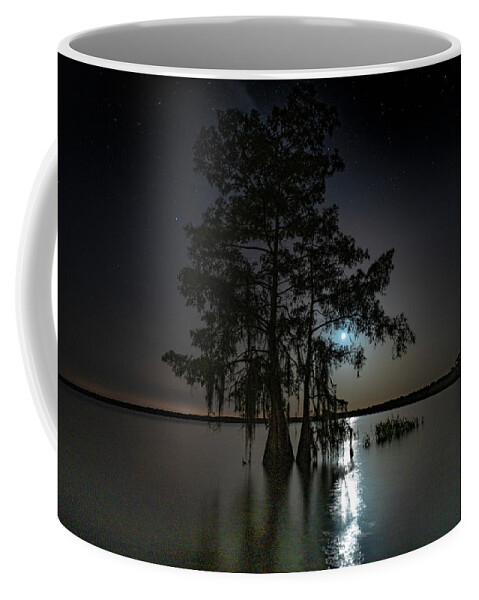 James Ferrara Coffee Mug featuring the photograph Moonset by Todd Tucker