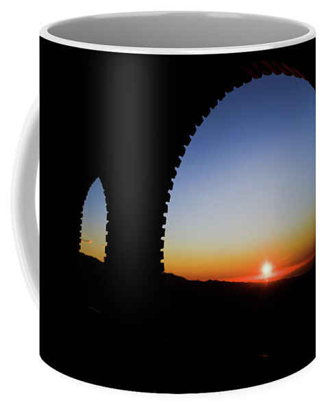 Moorish Coffee Mug featuring the photograph Moorish sunrise by Gary Browne