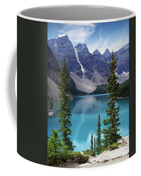 Moraine Lake Coffee Mug featuring the photograph Moraine Lake by Lynn Bolt