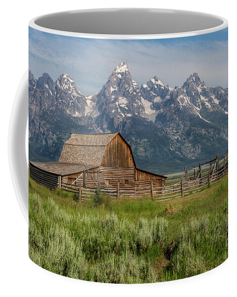 Yellowstone Coffee Mug featuring the photograph Mormon Row by Erin Marie Davis