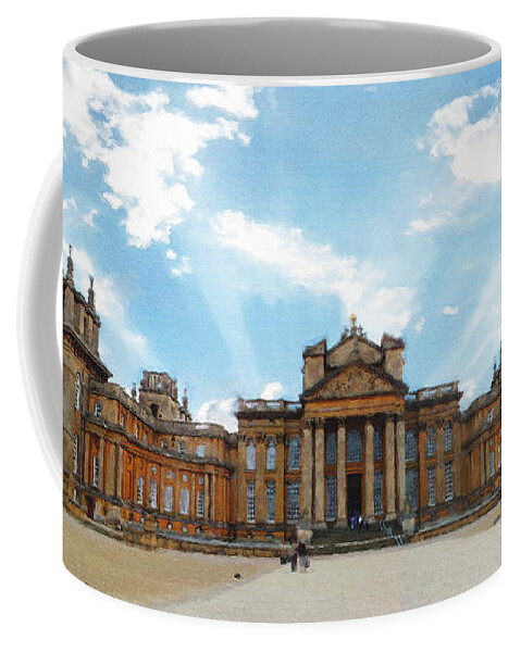 Blenheim Palace Coffee Mug featuring the photograph Morning at Blenheim Palace by Brian Watt