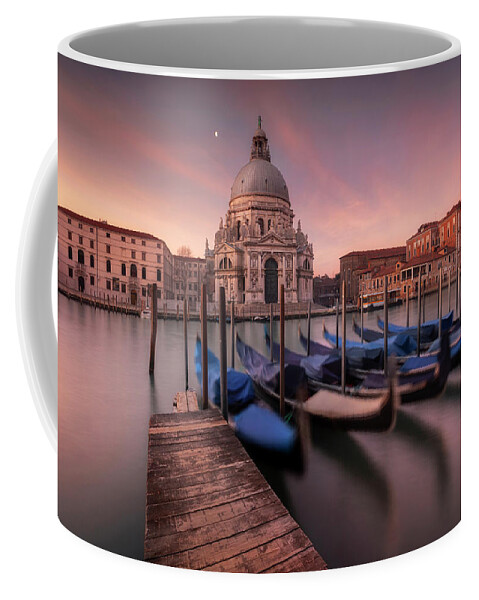 Venice Coffee Mug featuring the photograph Morning in Venice by Piotr Skrzypiec