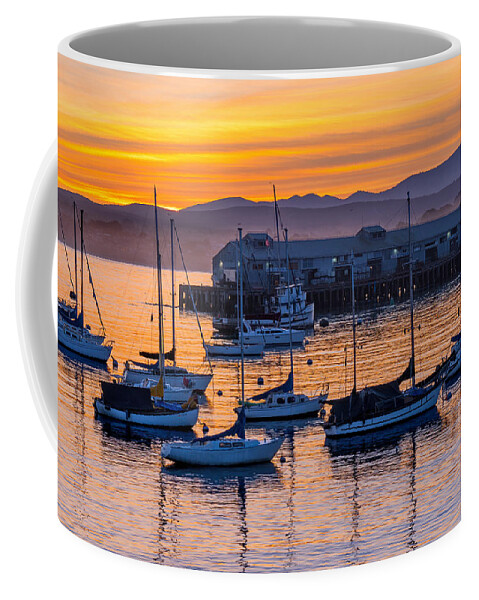 Monterey Coffee Mug featuring the photograph Morning Light in Monterey by Derek Dean