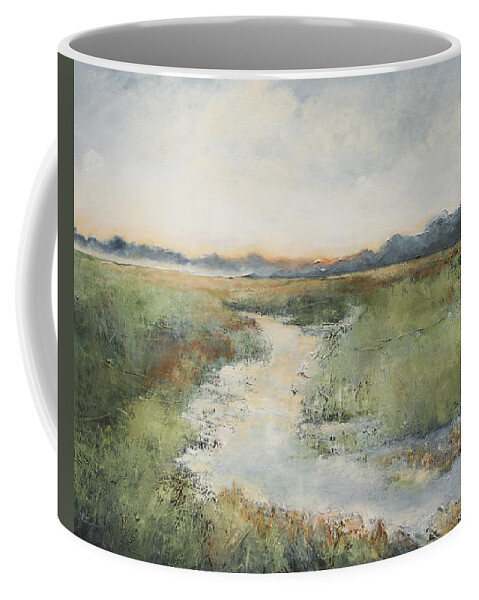 Water Coffee Mug featuring the painting Morning Low County by Katrina Nixon