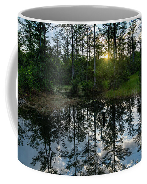 Riverbend Park Coffee Mug featuring the photograph Morning Mirror by Todd Tucker