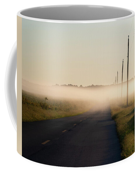 Fog Coffee Mug featuring the photograph Morning mist by William Dickman