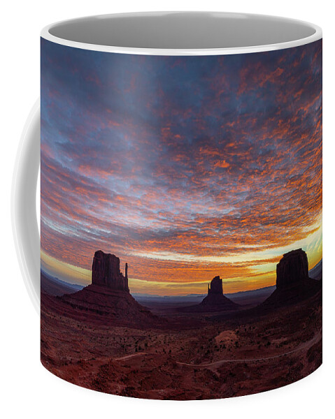 Usa Coffee Mug featuring the photograph Morning Over Monument Valley by Tim Stanley