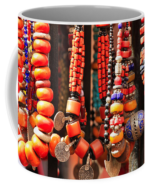 Moroccan Beads Coffee Mug featuring the photograph Moroccan Beads by Gene Taylor
