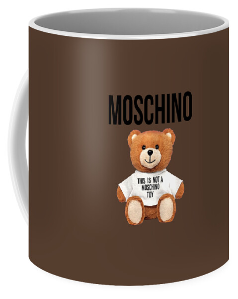 Moschino This Is Not A Moschino Toy Shirt wHITE Coffee Mug by Mari