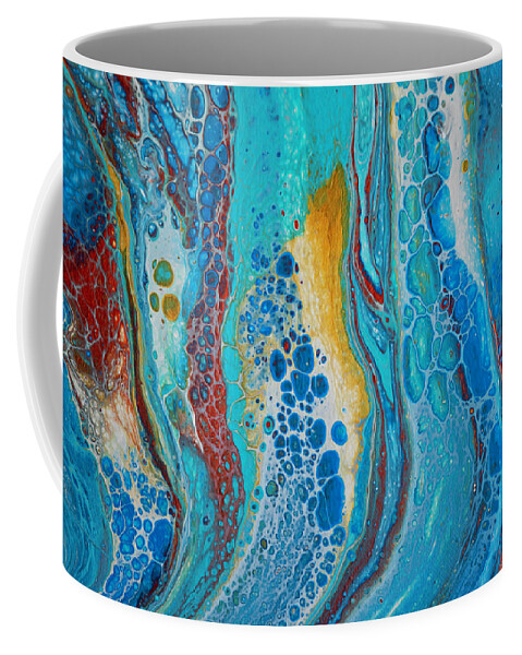 Acrylic Coffee Mug featuring the painting Motion by Lorraine Baum
