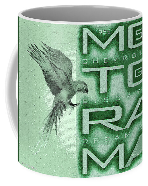 Motorama Coffee Mug featuring the digital art Motorama / 55 Chevrolet Biscayne by David Squibb