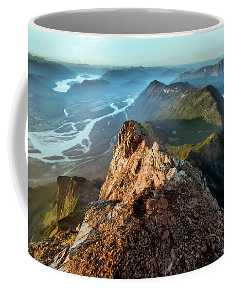 Mountain Coffee Mug featuring the photograph Mount Cheam Chilliwack View by Naomi Maya