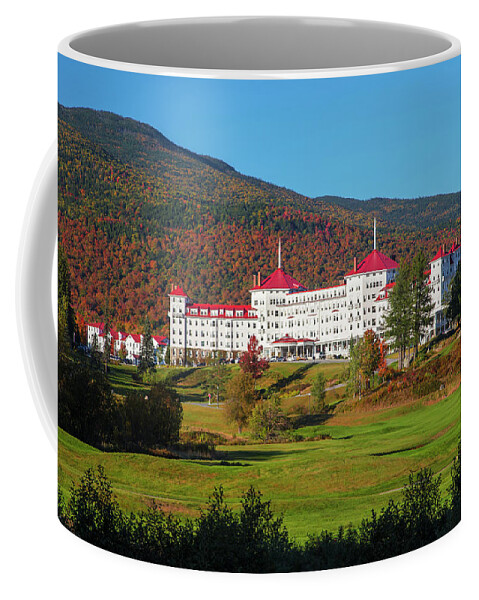 Mount Coffee Mug featuring the photograph Mount Washington Hotel Autumn by White Mountain Images